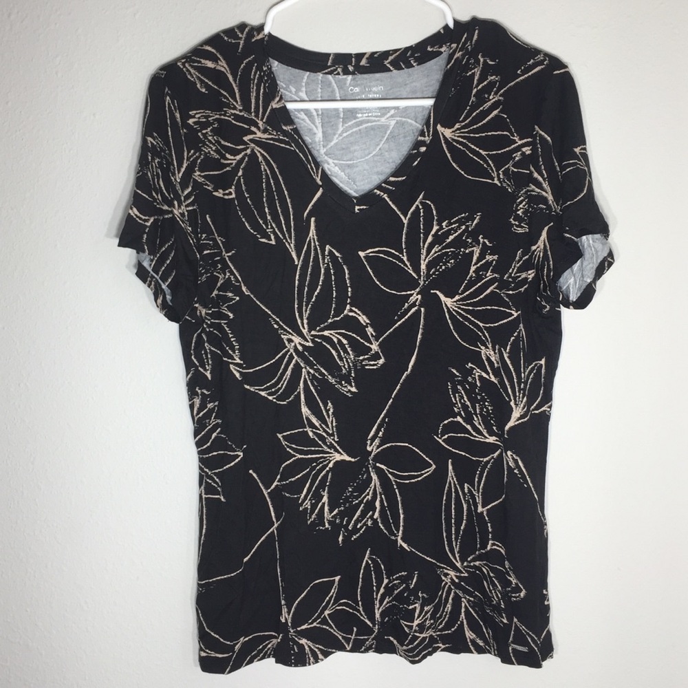 Women’s Calvin Klein Liquid Jersey Top Neutral